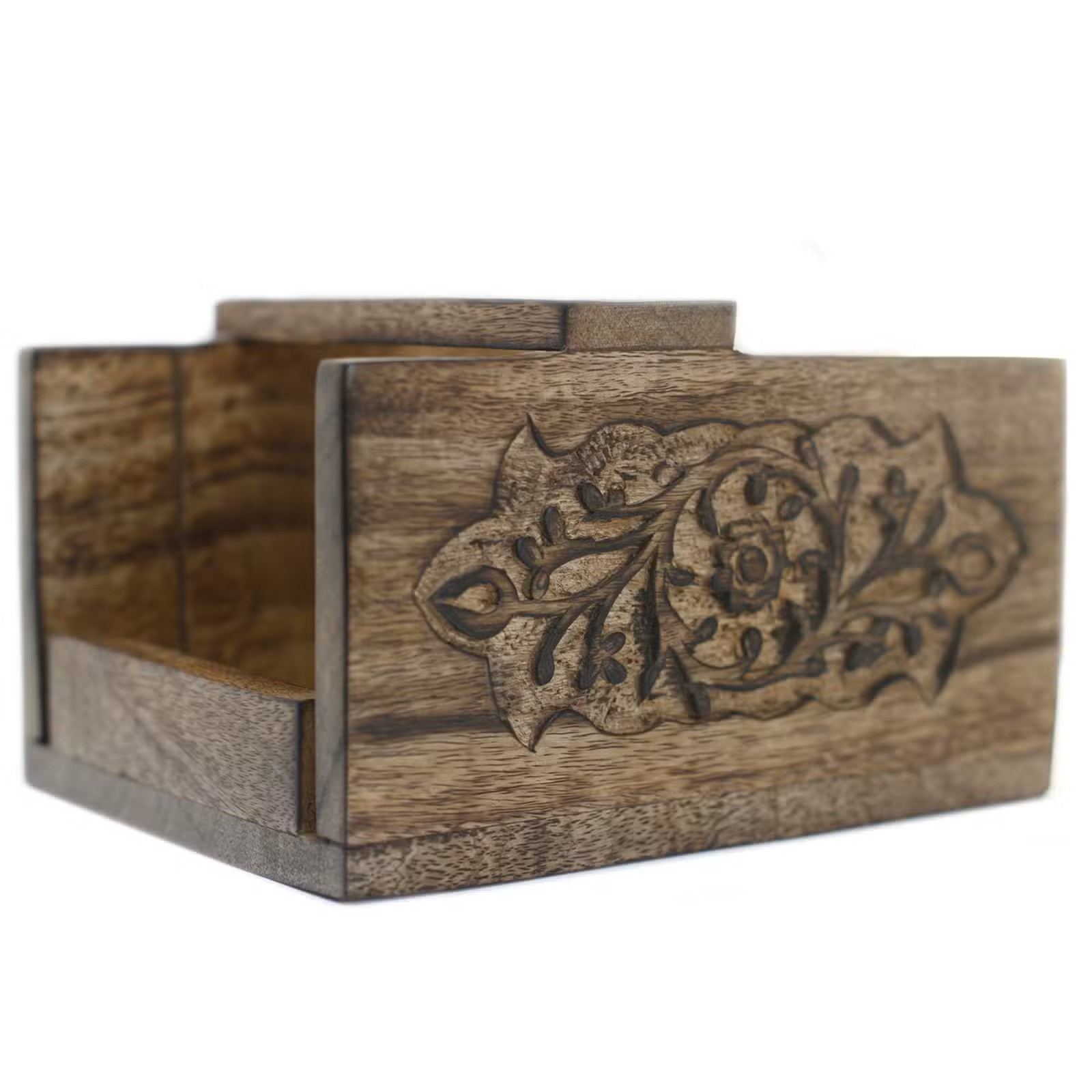 Carved Mango Wood Cutter For Soap Loaves - Image 2