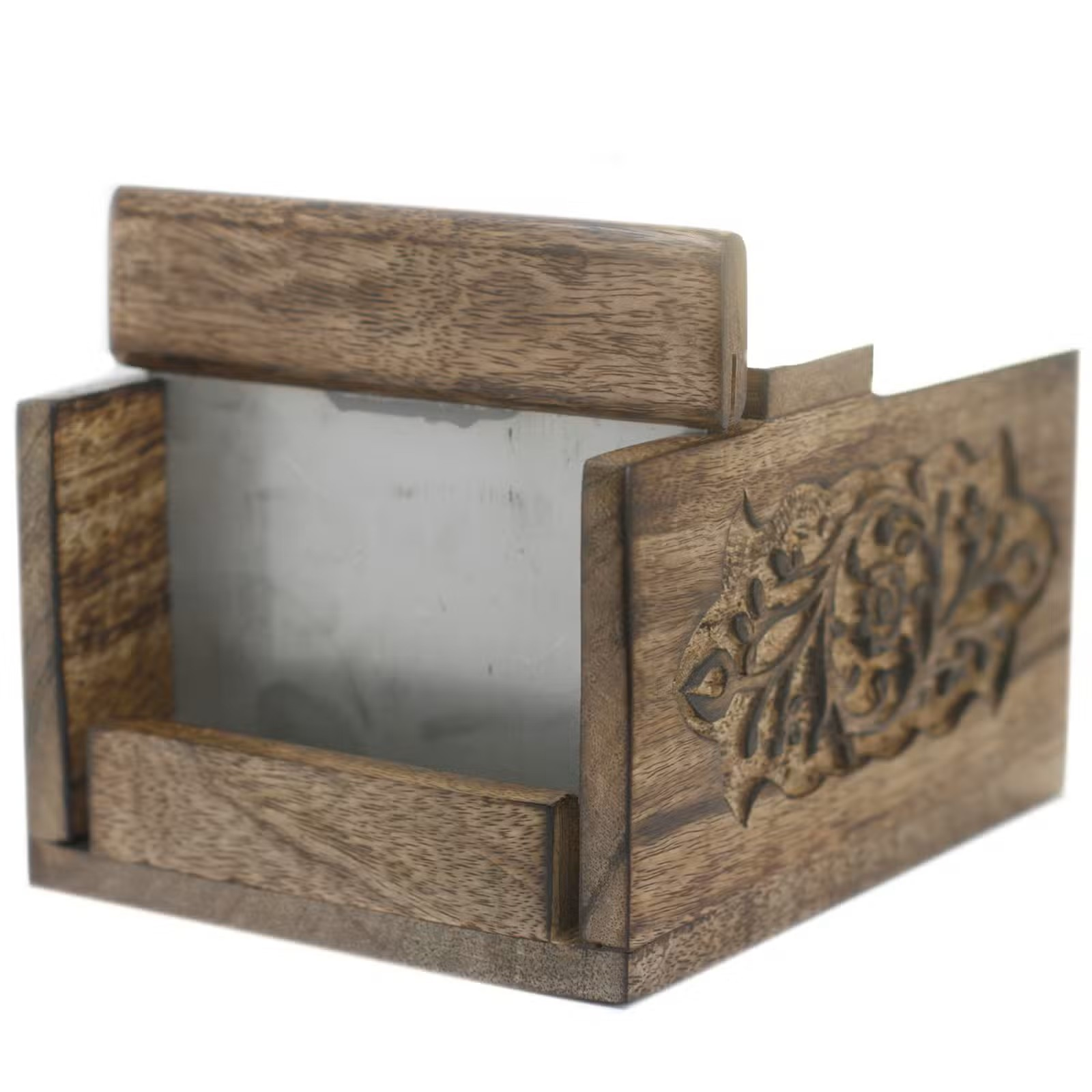 Carved Mango Wood Cutter For Soap Loaves - Image 3