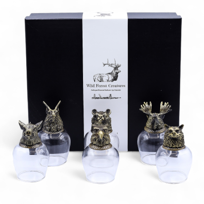 Glasses (50ml) - Mystical Creatures - Antique Bronze