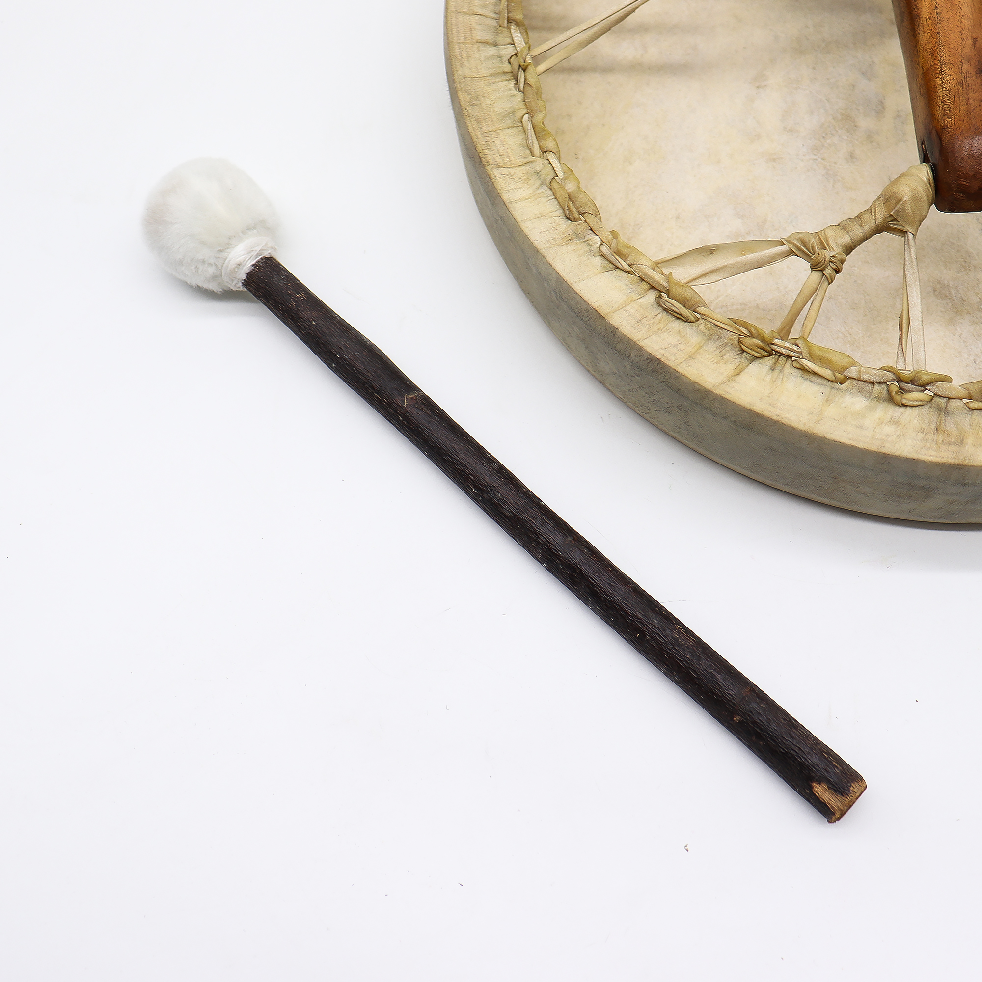 Spirit of the Wolf - Sharman Drum & Stick- Tunable - 40cm - Image 2