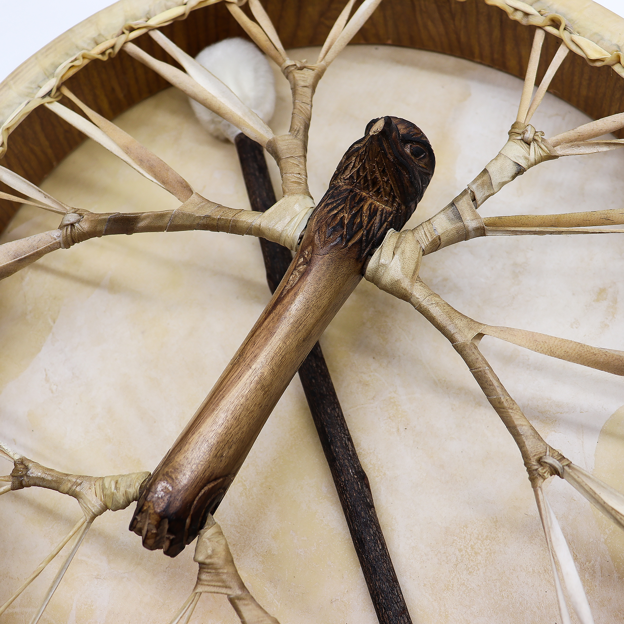 Spirit of the Eagle - Sharman Drum & Stick- Tunable - 40cm - Image 3