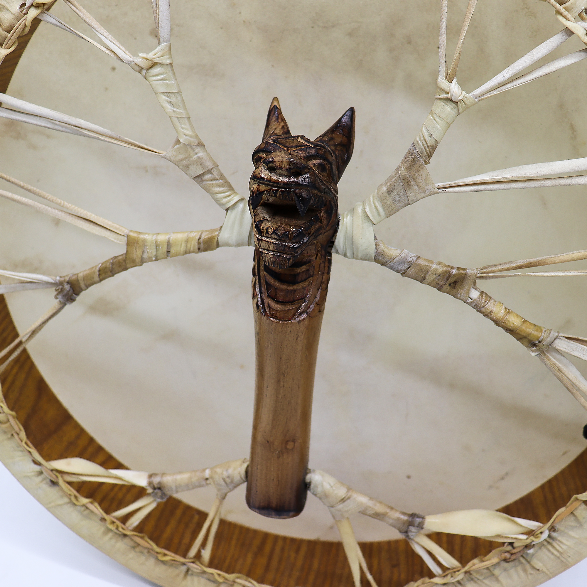 Spirit of the Dragon - Shaman Drum & Stick- Tunable - 40cm - Image 3