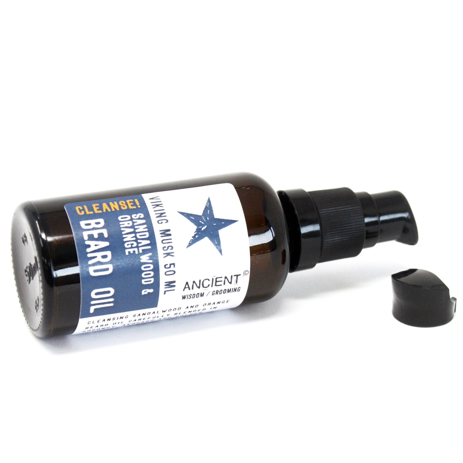 50ml Beard Oil - Viking Musk - Cleanse! - Image 4