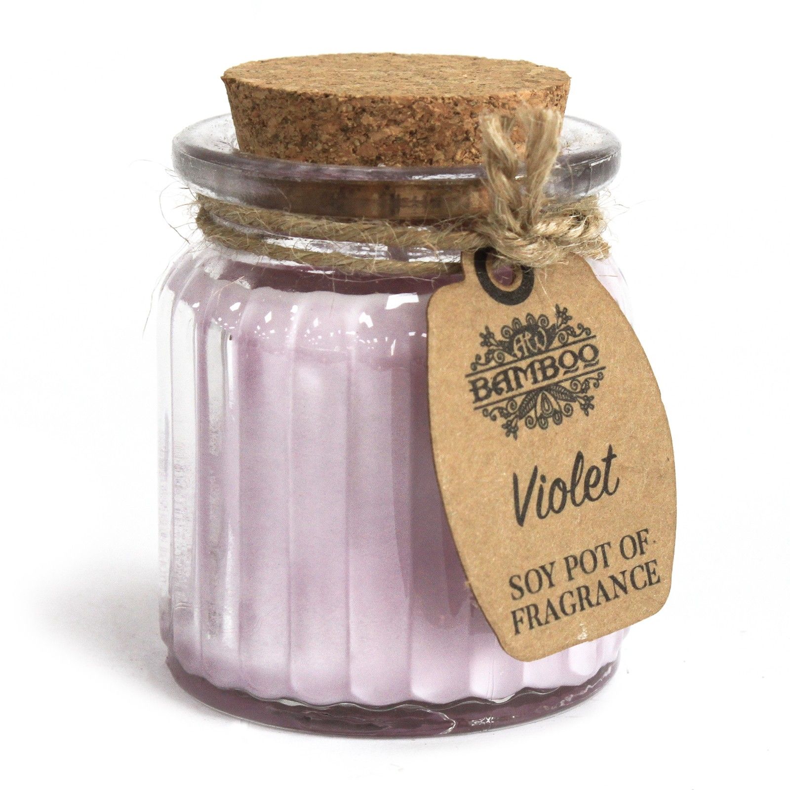 Violet Soy Pot of Fragrance Candles - Image 3