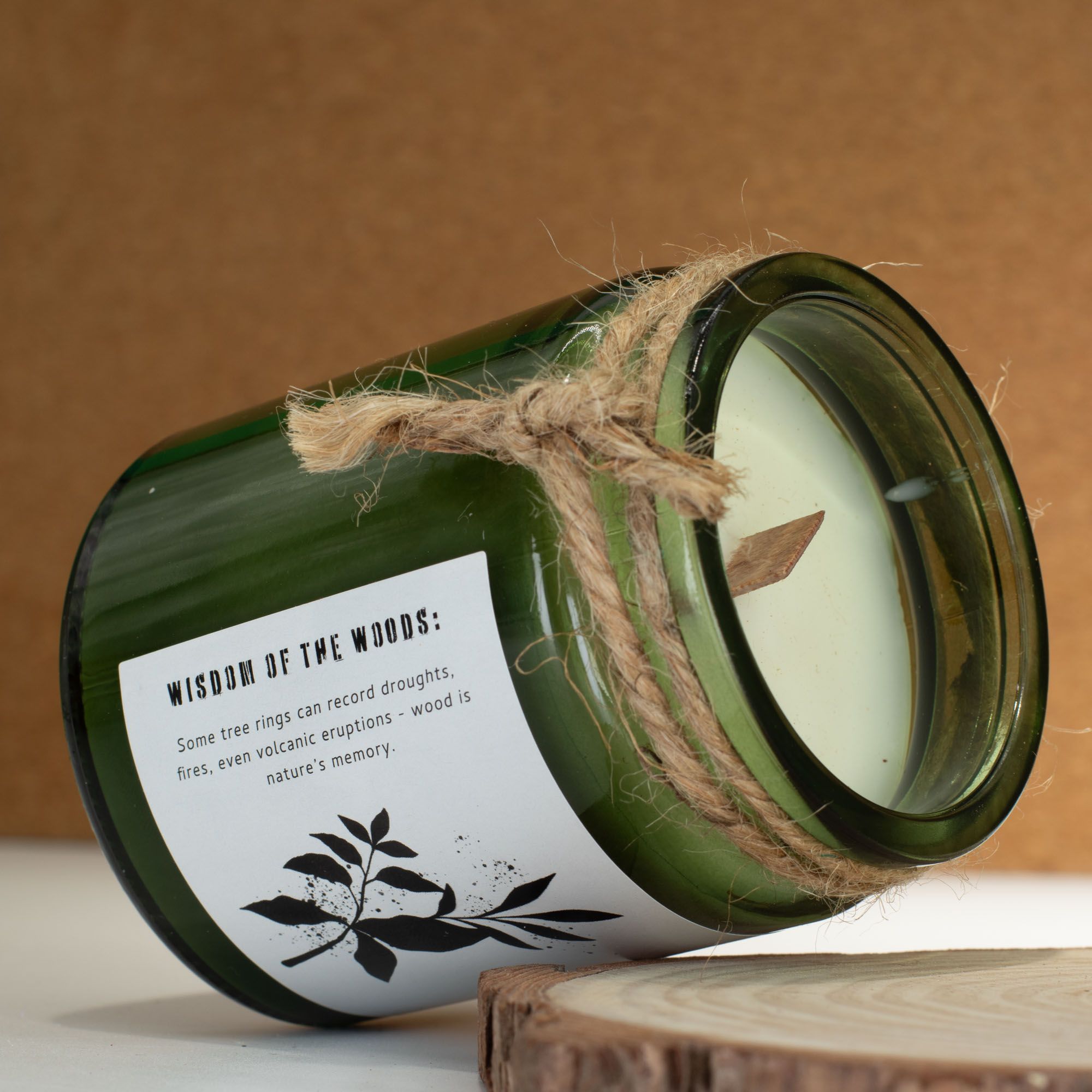 Greenman Woodwick Soy Candle - Sage & Mintwood - Image 4