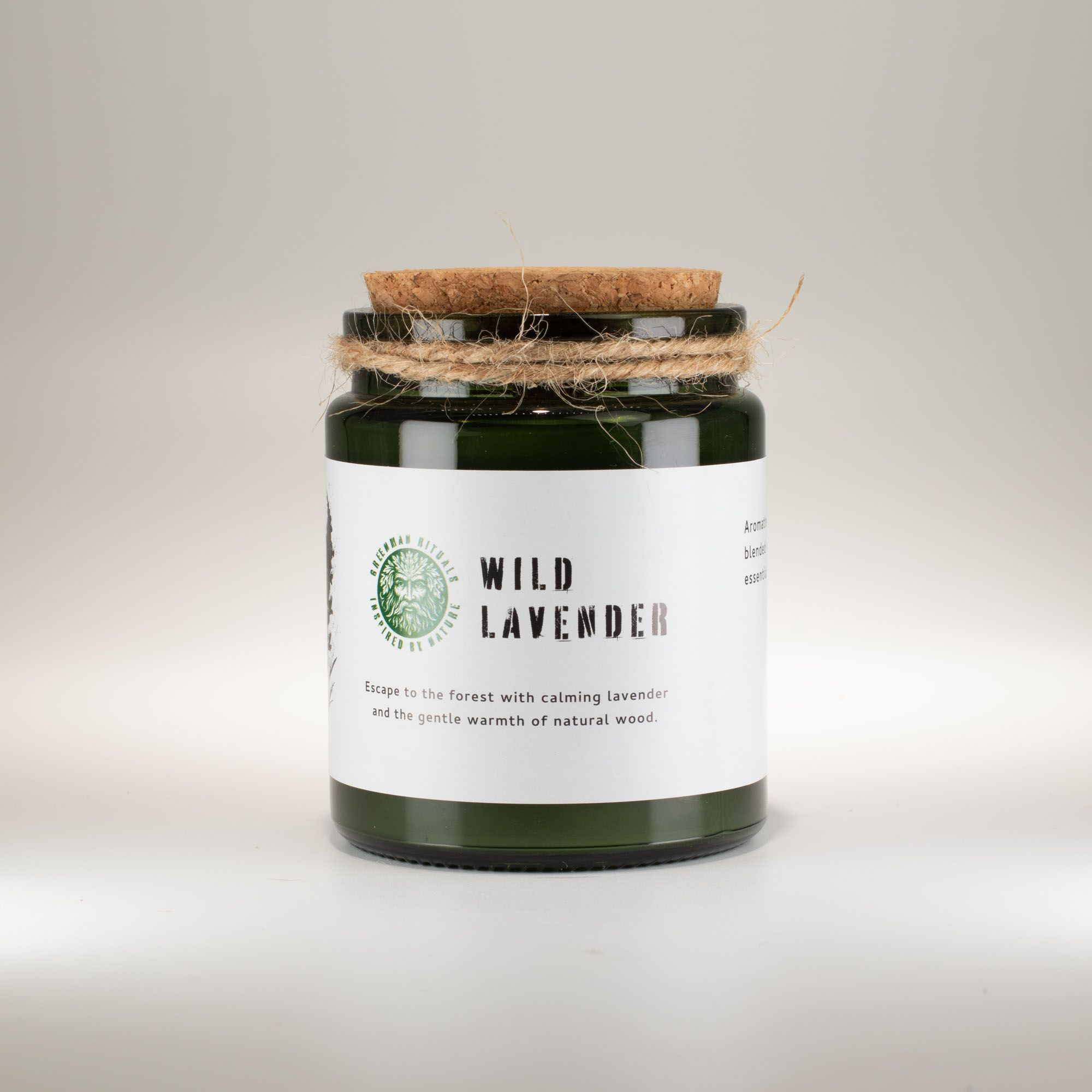 Greenman Woodwick Soy Candle - Wild Lavender - Image 7
