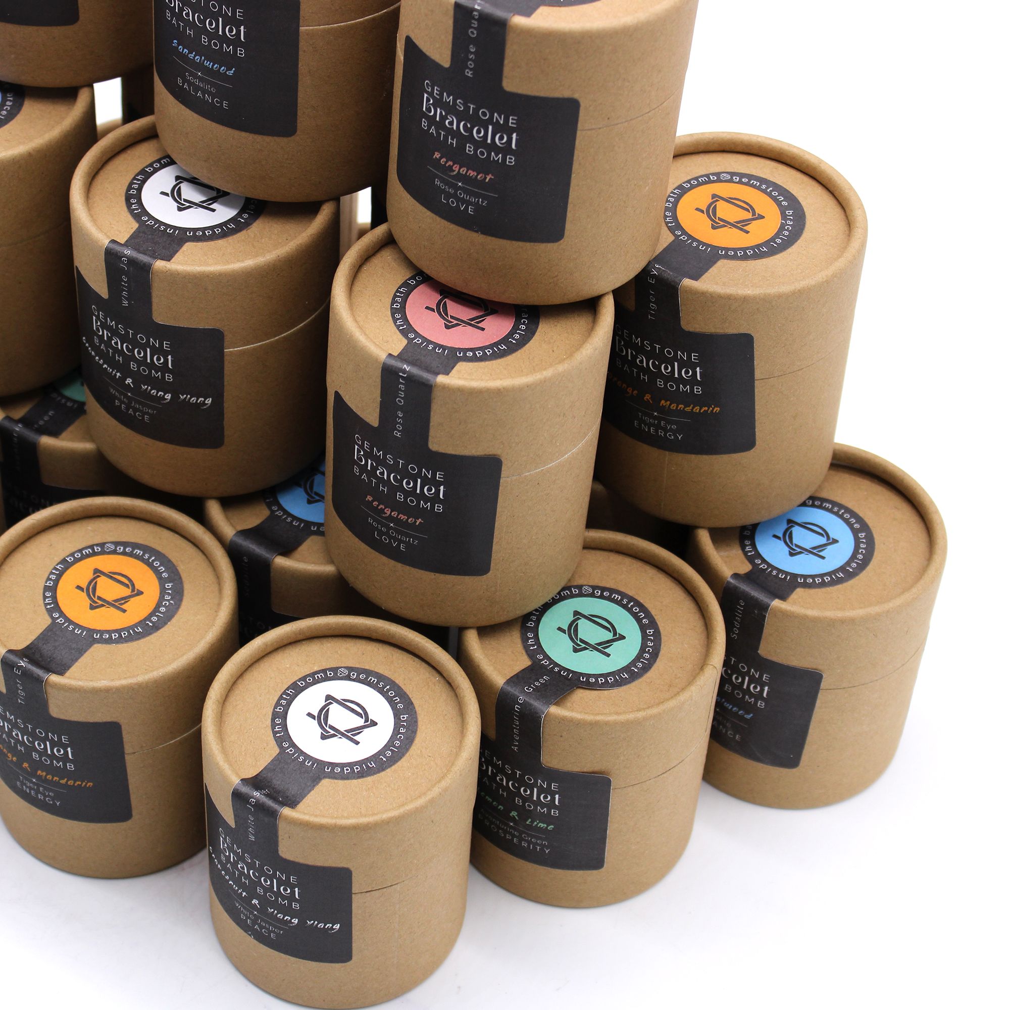 Rose Quartz Gem Bracelet Bath Bomb - Image 5