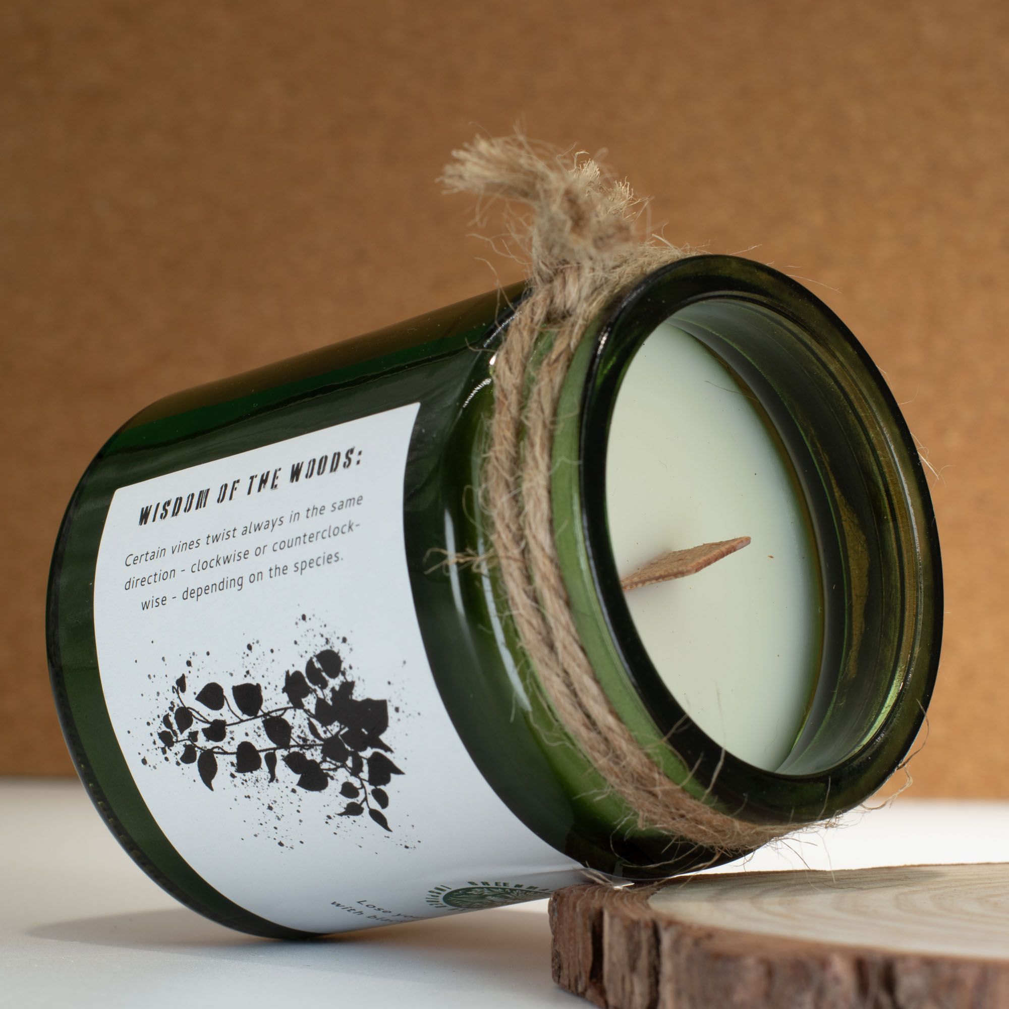 Greenman Woodwick Soy Candle - Twilight Vine - Image 2
