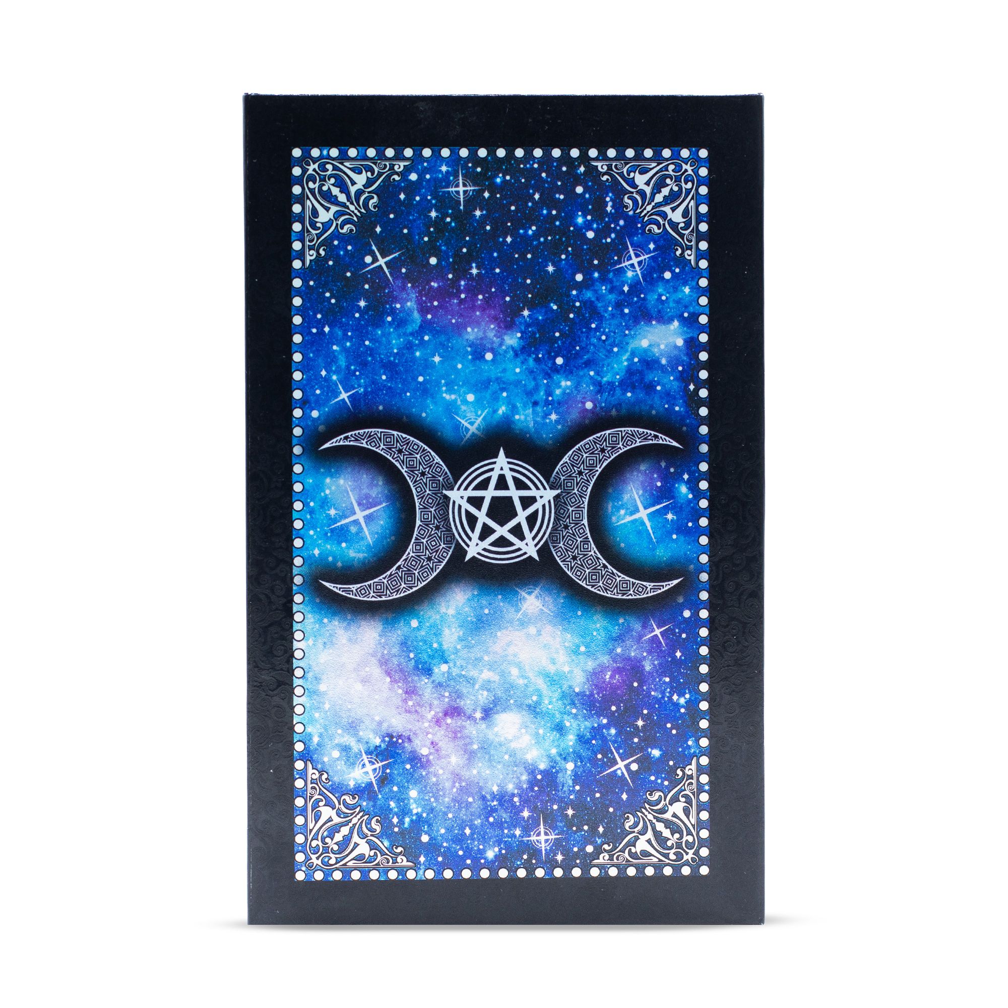 Blue Foil Tarot Card Set - Moon Face - with booklet - Image 2