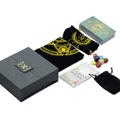 Gold & Turqoice Foil Tarot Card - Gift Set
