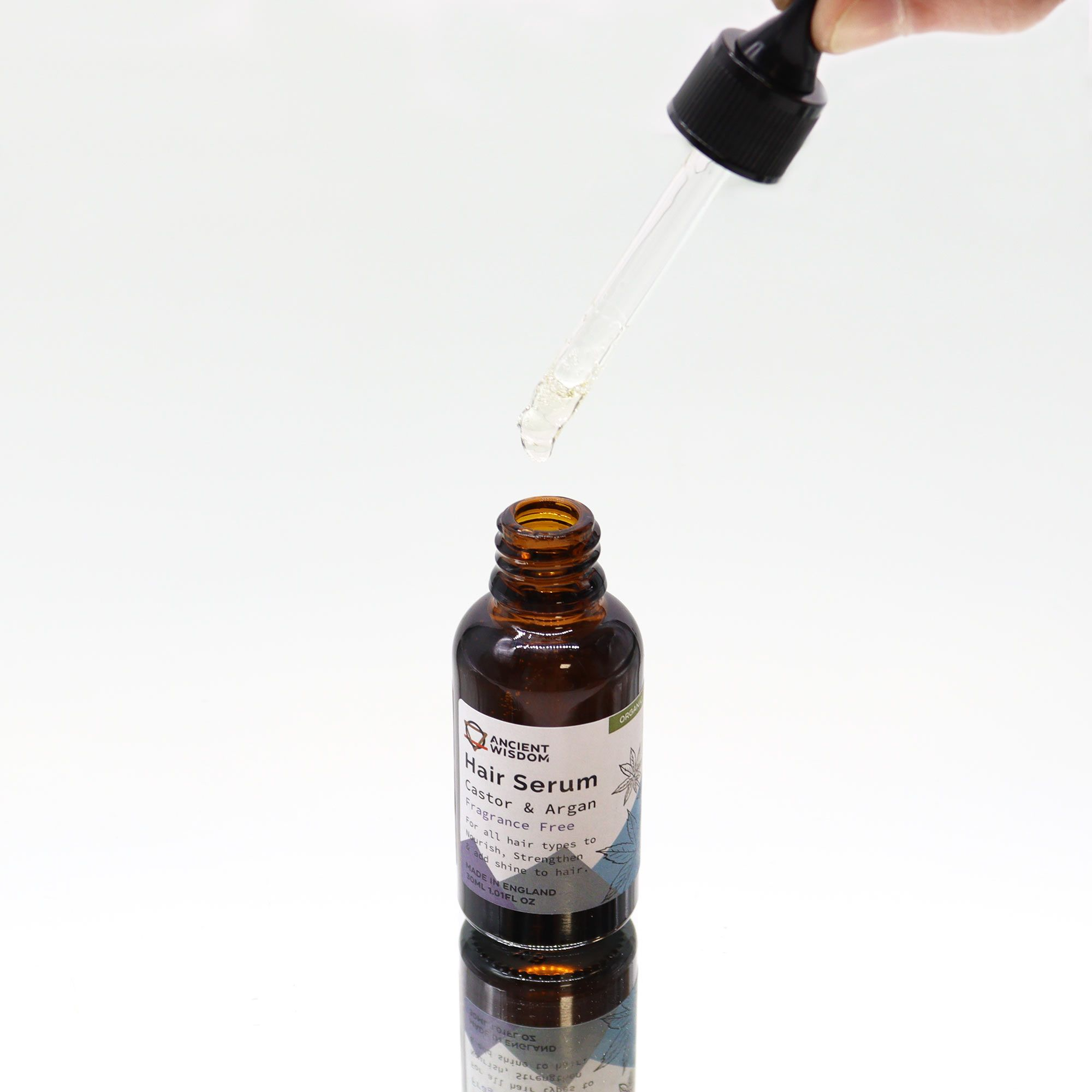 Organic Hair Serum 30ml - Unfragranced - Image 3